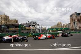 Race 2, Start of the race 29.04.2018. FIA Formula 2 Championship, Rd 2, Baku, Azerbaijan, Sunday.