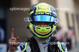 Race 1, Lando Norris (GBR) Carlin race winner 07.04.2018. FIA Formula 2 Championship, Rd 1, Sakhir, Bahrain, Saturday.