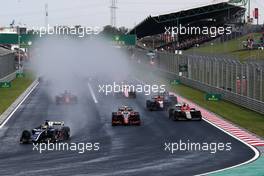 Race 1, Start of the race 28.07.2018. FIA Formula 2 Championship, Rd 8, Budapest, Hungary, Saturday.