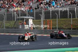 Race 1,  Roy Nissany (ISR) Campos Vexatec Racing and Arjun Maini (IND) Trident 28.07.2018. FIA Formula 2 Championship, Rd 8, Budapest, Hungary, Saturday.