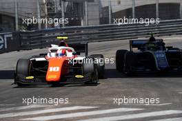 Race 1, Ralph Boschung (SUI) MP Motorsport and Lando Norris (GBR) Carlin 25.05.2018. FIA Formula 2 Championship, Rd 4, Monte Carlo, Monaco, Friday.