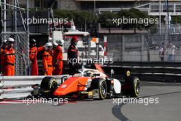 Free Practice, Roberto Merhi (ESP) MP Motorsport 24.05.2018. FIA Formula 2 Championship, Rd 4, Monte Carlo, Monaco, Thursday.