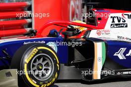 Free Practice, Arjun Maini (IND) Trident 24.05.2018. FIA Formula 2 Championship, Rd 4, Monte Carlo, Monaco, Thursday.