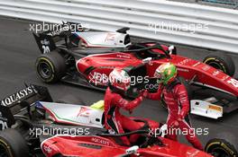 Race 2, Antonio Fuoco (ITA) Charouz Racing System race winner and Louis Deletraz (SUI) Charouz Racing System 3rd place 26.05.2018. FIA Formula 2 Championship, Rd 4, Monte Carlo, Monaco, Saturday.