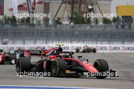 Race 2, George Russell (GBR) ART Grand Prix 30.09.2018. FIA Formula 2 Championship, Rd 11, Sochi, Russia, Sunday.