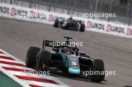 Race 2, Alexander Albon (THA) DAMS 30.09.2018. FIA Formula 2 Championship, Rd 11, Sochi, Russia, Sunday.