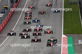 Race 1, Start of the race 30.06.2018. GP3 Series, Rd 3, Spielberg, Austria, Saturday.