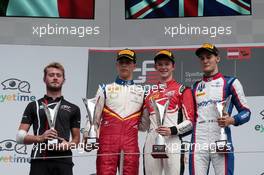 Race 1, 1st place Callum Ilott (GBR) ART Grand Prix, 2nd place Leonardo Pulcini (ITA) Campos Racing and 3rd place Alessio Lorandi (ITA) Trident 30.06.2018. GP3 Series, Rd 3, Spielberg, Austria, Saturday.