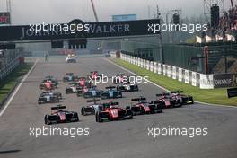Race 2, Start of the race 26.08.2018. GP3 Series, Rd 6, Spa-Francorchamps, Belgium, Sunday.