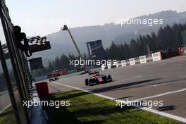Race 2, Nikita Mazepin (RUS) ART Grand Prix race winner 26.08.2018. GP3 Series, Rd 6, Spa-Francorchamps, Belgium, Sunday.