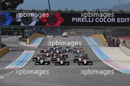 Race 2, Start of the race 24.06.2018. GP3 Series, Rd 2, Paul Ricard, France, Sunday.
