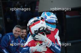 1st place Pedro Piquet(BRA) - Trident  and 2nd place Giuliano Alesi(FRA) - Trident 08.07.2018. GP3 Series, Rd 4, Silverstone, England, Sunday.
