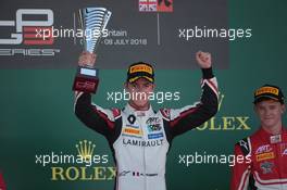 Anthoine Hubert(FRA) - Art Grand Prix race winner 07.07.2018. GP3 Series, Rd 4, Silverstone, England, Saturday.