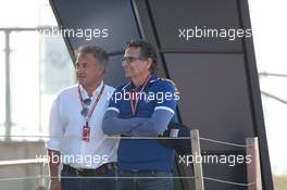 Jean Alesi and Nelson Piquet 08.07.2018. GP3 Series, Rd 4, Silverstone, England, Sunday.