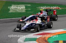 Race 2, Pedro Piquet (BRA) Trident and Giuliano Alesi (FRA) Trident 02.09.2018. GP3 Series, Rd 7, Monza, Italy, Sunday.