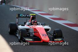 Qualifying, Devlin Defrancesco (CAN) MP Motorsport 23.11.2018. GP3 Series, Rd 9, Yas Marina Circuit, Abu Dhabi, UAE, Friday.
