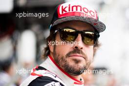 Fernando Alonso (ESP) Toyota Gazoo Racing. 12.06.2018. FIA World Endurance Championship, Le Mans 24 Hours, Preview, Le Mans, France. Tuesday.