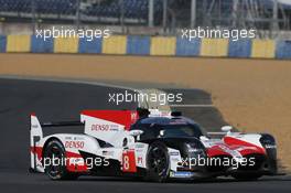 Sebastien Buemi (SUI) / Kazuki Nakajima (JPN) / Fernando Alonso (ESP) #08 Toyota Gazoo Racing Toyota TS050 Hybrid. 13.06.2018. FIA World Endurance Championship, Le Mans 24 Hours, Practice, Le Mans, France. Wednesday.