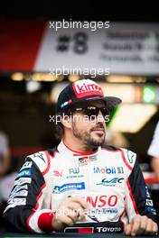 Fernando Alonso (ESP) Toyota Gazoo Racing. 12.06.2018. FIA World Endurance Championship, Le Mans 24 Hours, Preview, Le Mans, France. Tuesday.
