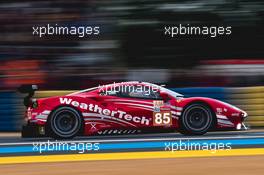 #85 Ben Keating (USA) / Jeroen Bleekemolen (NED) / Luca Stolz (GER) #85 Keating Motorsports Ferrari 488 GTE. 14.06.2018. FIA World Endurance Championship, Le Mans 24 Hours, Qualifying, Le Mans, France. Thursday.
