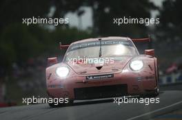Michael Christensen (DEN) / Kevin Estre (FRA) / Laurens Valthoor (BEL) #92 Porsche GT Team, Porsche 911 RSR. 16-17.06.2018. FIA World Endurance Championship, Le Mans 24 Hours, Race, Le Mans, France.