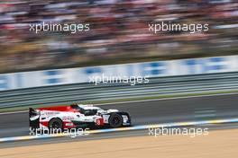 Sebastien Buemi (SUI) / Kazuki Nakajima (JPN) / Fernando Alonso (ESP) #08 Toyota Gazoo Racing Toyota TS050 Hybrid. 16-17.06.2018. FIA World Endurance Championship, Le Mans 24 Hours, Race, Le Mans, France.