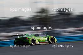 11 GRT Grasser Racing Team, Lamborghini Huracan GT3, Rolf Ineichen, Mirko Bortolotti. 6-07.01.2018 IMSA Weathertech Series ROAR 24 Hrs of Daytona Testing, Daytona International Speedway