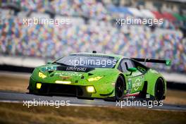 11 GRT Grasser Racing Team, Lamborghini Huracan GT3, Rolf Ineichen, Mirko Bortolotti, Franck Perera, Rik Breukers. 5-28.01.2018 IMSA Weathertech Series Rolex 24 Hrs of Daytona, Daytona International Speedway