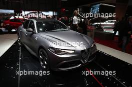 Alfa Romeo Giulia Nurburgring 06-07.03.2018. Geneva International Motor Show, Geneva, Switzerland.