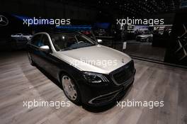 Mercedes Maybach S Class 06-07.03.2018. Geneva International Motor Show, Geneva, Switzerland.