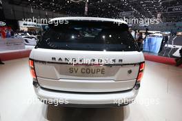 Range Rover SV CoupÃ¨ 06-07.03.2018. Geneva International Motor Show, Geneva, Switzerland.