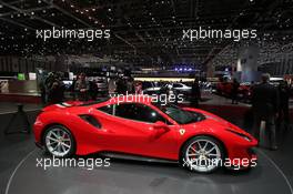 Ferrari 488 Pista 06-07.03.2018. Geneva International Motor Show, Geneva, Switzerland.