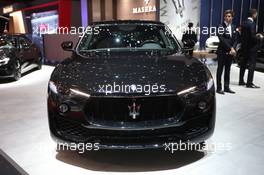 Maserati Levante Nerissimo ed 06-07.03.2018. Geneva International Motor Show, Geneva, Switzerland.