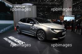 Toyota Auris 06-07.03.2018. Geneva International Motor Show, Geneva, Switzerland.