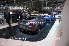 Alfa Romeo 4c Competizione 06-07.03.2018. Geneva International Motor Show, Geneva, Switzerland.