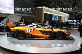 Mclaren Senna GTR 06-07.03.2018. Geneva International Motor Show, Geneva, Switzerland.