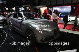 Alfa Romeo Stelvio Nurburgring 06-07.03.2018. Geneva International Motor Show, Geneva, Switzerland.