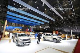 Dacia stand 06-07.03.2018. Geneva International Motor Show, Geneva, Switzerland.