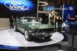 Old Ford Mustang 06-07.03.2018. Geneva International Motor Show, Geneva, Switzerland.