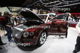 Bentley Bentyga Hybrid 06-07.03.2018. Geneva International Motor Show, Geneva, Switzerland.