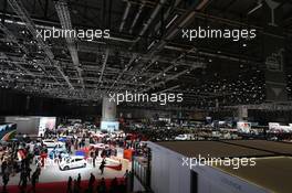 Panoramic view 06-07.03.2018. Geneva International Motor Show, Geneva, Switzerland.