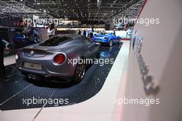 Alfa Romeo 4c Competizione 06-07.03.2018. Geneva International Motor Show, Geneva, Switzerland.