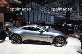 Aston Martin Vantage V8 06-07.03.2018. Geneva International Motor Show, Geneva, Switzerland.