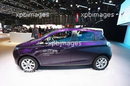 Renault Zoe 06-07.03.2018. Geneva International Motor Show, Geneva, Switzerland.