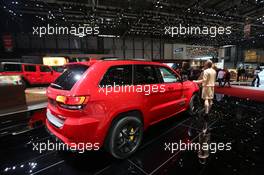 Jeep Grand Cherokee Trackhawk 06-07.03.2018. Geneva International Motor Show, Geneva, Switzerland.