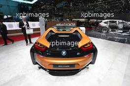 BMW I8 Roadster 06-07.03.2018. Geneva International Motor Show, Geneva, Switzerland.