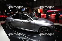 Alfa Romeo Giulia Nurburgring 06-07.03.2018. Geneva International Motor Show, Geneva, Switzerland.