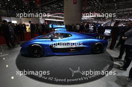 Pininfarina H2 Speed GR 06-07.03.2018. Geneva International Motor Show, Geneva, Switzerland.