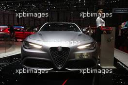 Alfa Romeo Giulia Nurburgring 06-07.03.2018. Geneva International Motor Show, Geneva, Switzerland.