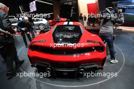 Ferrari 488 Pista 06-07.03.2018. Geneva International Motor Show, Geneva, Switzerland.